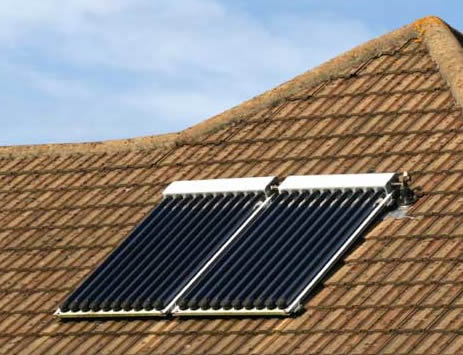 solar hot water panel